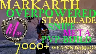 [ESO] MARKARTH | OVERPOWERED STAMINA NIGHTBLADE SNIPE-META-PVP-BUILD 🏹 ANNOYING BOW HIPPIE 🏹