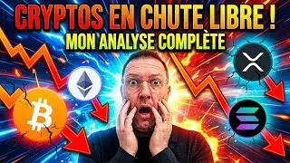 🔥 Crypto en chute libre ! Mon analyse complète 