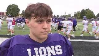 Leo junior running back/linebacker Paul Woods practice interview 10/15./2025