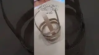 Making a spring bonnie mask #recommended #moc #fnaf #mask #making #springbonnie #outoff #cardboard