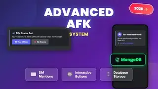 Advanced Discord AFK System Tutorial | Auto DM Notifications When Mentioned (MongoDB)