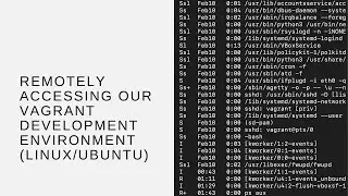 Remotely Accessing Our Vagrant Development Environment (Linux/Ubuntu)