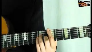 Substitutes over Dark Eyes(Les Yeux Noir): Gypsy Jazz accompaniment with m7b5