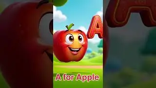 A for Apple 🍎 | ABC Phonics | Preschool Learning #Shorts