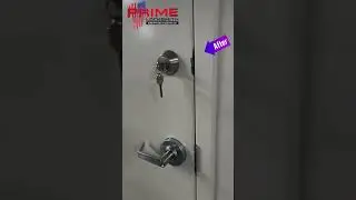 🚪 Deadbolt Installed on a Commercial Metal Door 🔒 | Prime Locksmith Las Vegas