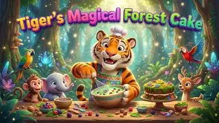 Tiger&rsquo;s Magical Forest Cake &ndash; Fun Jungle Baking Adventure!