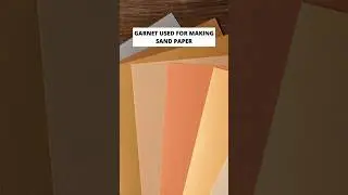 Garnet is used for used as an Abrasive Material in sand paper! | @maxworthaustralia