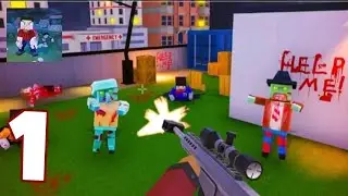 Pixel Zombie Games -Offline Multiplayer Shooting-Gameplay Prince AKG Gameplay