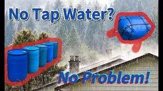 No Water No Problem! My Off-Grid Rain Catchment System (first look)