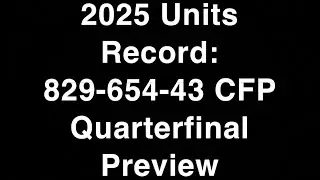 College Football Playoff Quarterfinals Preview 