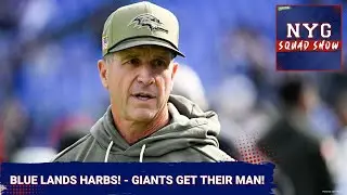 GIANTS SQUAD SHOW: JOHN HARBAUGH! - New Giants Coach!
