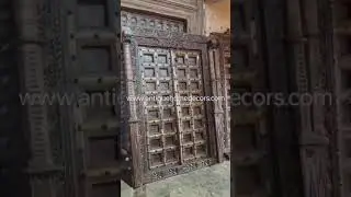 Large Wooden Antique Door India Jodhpur | Antique Interior | Vintage Door India