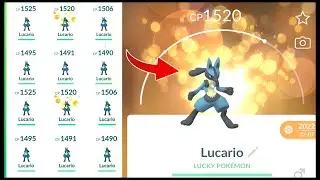 Made Biggest Sacrifice for lucky Lucario