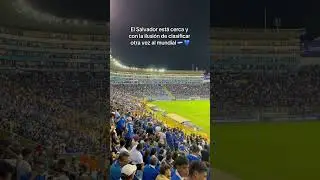 As&iacute; es disfrutar un partido de la de la selecta en el estadio Cuscatl&aacute;n 🇸🇻