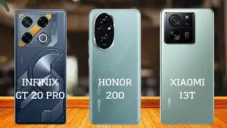 Infinix GT 20 Pro против Honor 200 против Xiaomi 13T
