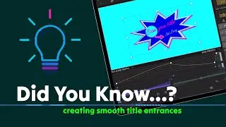 Creating Smooth Title Moves with Paths and Easing