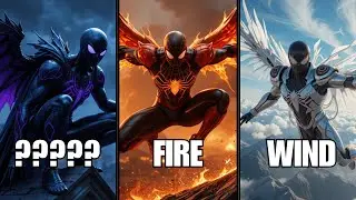 Spiderman In Different Elements