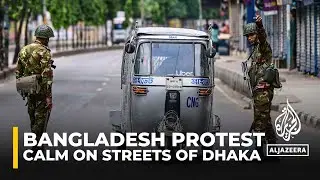 Calm on the streets of Dhaka after plans for a nationwide shutdown are on hold