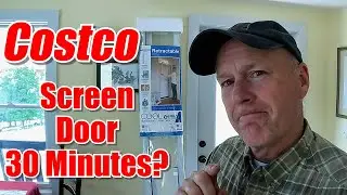 Costco Sliding Screen Door Install