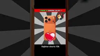 I PHONE VS SAMSUNG GALAXY #shorts
