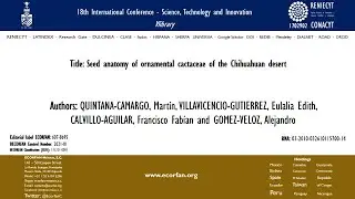 Seed anatomy of ornamental cactaceae of the Chihuahuan desert