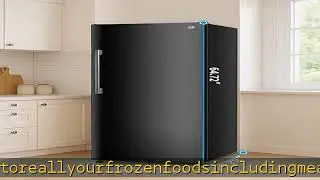 Commercial Cool 11.1 Cu. Ft. Convertible Freezer Refrigerator, Upright Fridge with Glass Shelves, R