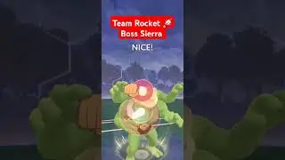 Team Rocket 🚀 Boss Sierra #pokemongo #pokemon #fyp