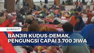 BPBD Kudus:  Lebih dari 3.700 Warga Korban Banjir Mengungsi!
