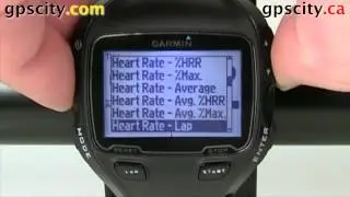 Data Fields in Other Mode on the Garmin Forerunner 910XT with GPS City