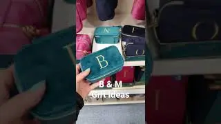 B&M Gift Ideas - Initial jewellery boxes