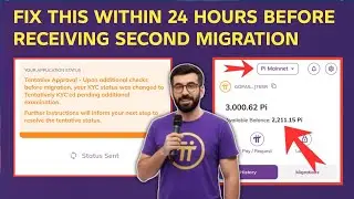 IMPORTANT: FIX THIS WITHIN 24 HOURS BEFORE RECEIVING SECOND MIGRATION