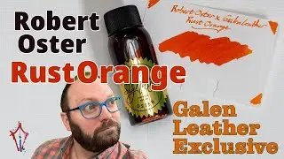 Galen Leather Exclusive: Robert Oster Rust Orange