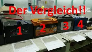 WCS Goch: 4 Lithium-Akkus im Vergleich!
