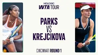 Alycia Parks vs. Barbora Krejcikova | 2025 Cincinnati Round 1 | WTA Match Highlights