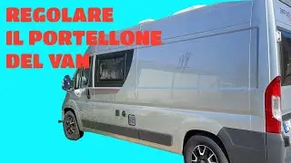 Come regolare il portellone scorrevole del van Ducato