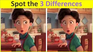 Spot three differences between two images - Turning Red edition | Dino Quiz #turningred