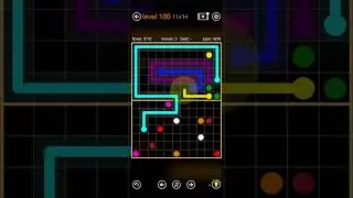 Flow Free - Rectangles - Hourglass Pack - Level 100 (11x14)