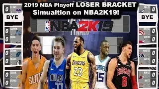 Putting the TEAMS that DIDN'T MAKE the 2019 NBA playoffs in THE PLAYOFFS Simulation on NBA2K!