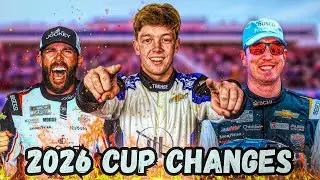 Every Major Change Coming to the NASCAR Cup Series in 2026 (Drivers, Teams & Chaos)