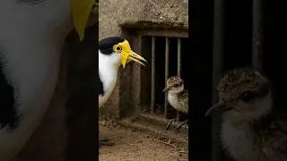 &ldquo;Masked Lapwing Rescue: Baby Bird Trapped in Drain Saved Just in Time!&rdquo;