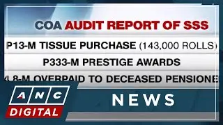 Commission on Audit flags SSS for P13-M tissue purchase, irregular bonuses, pension overpayments