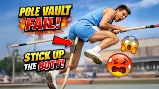 Instant Regret Compilation | POLE VAULT FAILS: BAR SAID NO #gymfails #trackfails