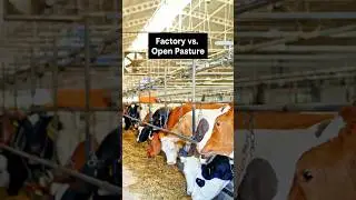 Factory vs. Open Pasture Beef ￼#Organic #Regenerative #Soil #Supplements #SoilHealth ￼
