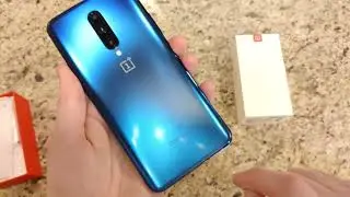 [Распаковка] OnePlus 7 Pro &mdash; Nebula Blue