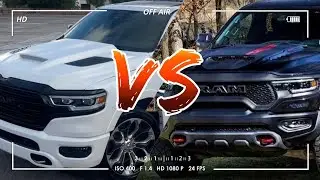 2019 Ram 1500 Limited with TRX style hood