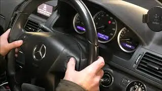 Сброс сервисных интервалов A, B и C для Mercedes C180 W204 | 4 кнопки на рулевом колесе | Простой способ самостоятельного выполнения (2008-2011)