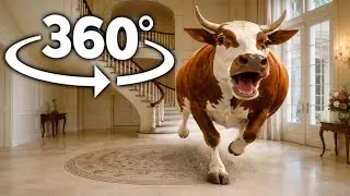 COW in YOUR HOME! | 360&deg; VR