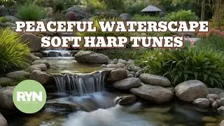 Peaceful Waterscape: Soft Harp Tunes for Calm and Relaxation