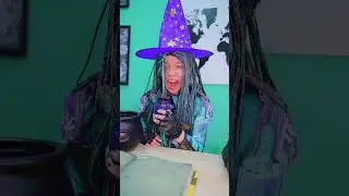 Halloween Witch Morning Routine!  #funny #trending #halloween