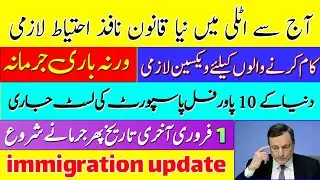 italian news in urdu | Italy Immigration 2022 Update | Italy Urdu News with DJ Pardesi Info